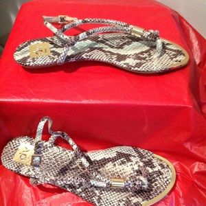 DV Snake Skin Sandals